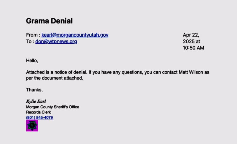 Morgan County Denies Journalist’s Public Records Request, Cites “Mailing Address” Requirement Not Found in Law - We The Pe...