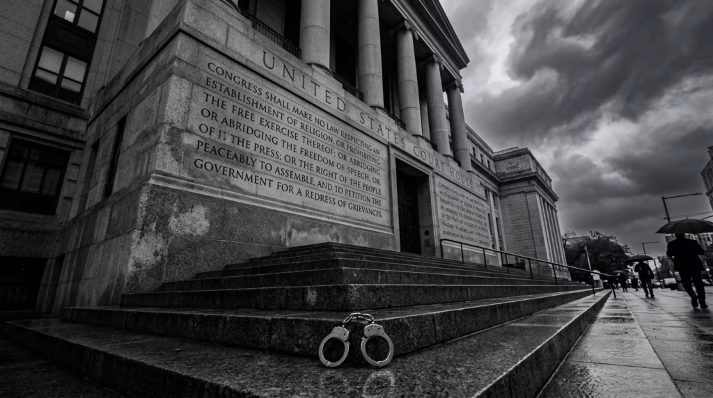 Courthouse Arrest First Amendment - We The People News investigative journalism